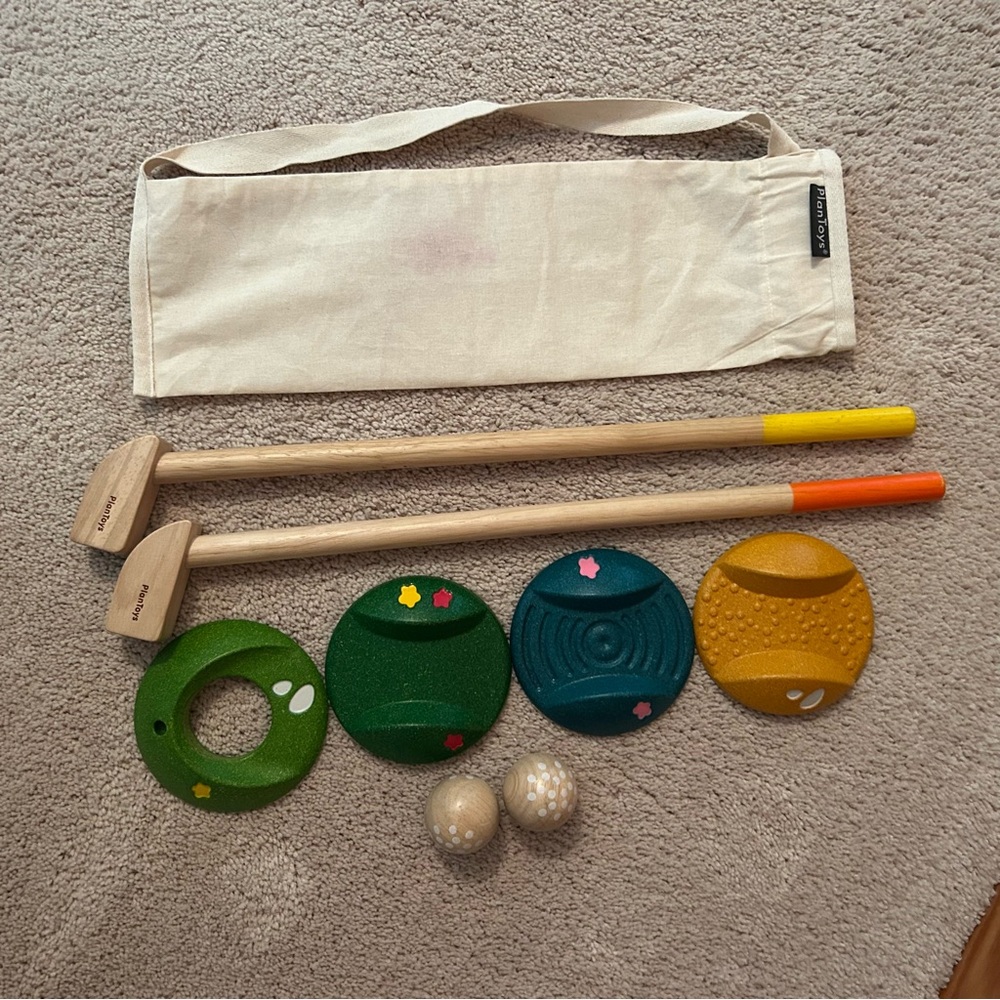 PlanToys Wooden Mini Golf Set